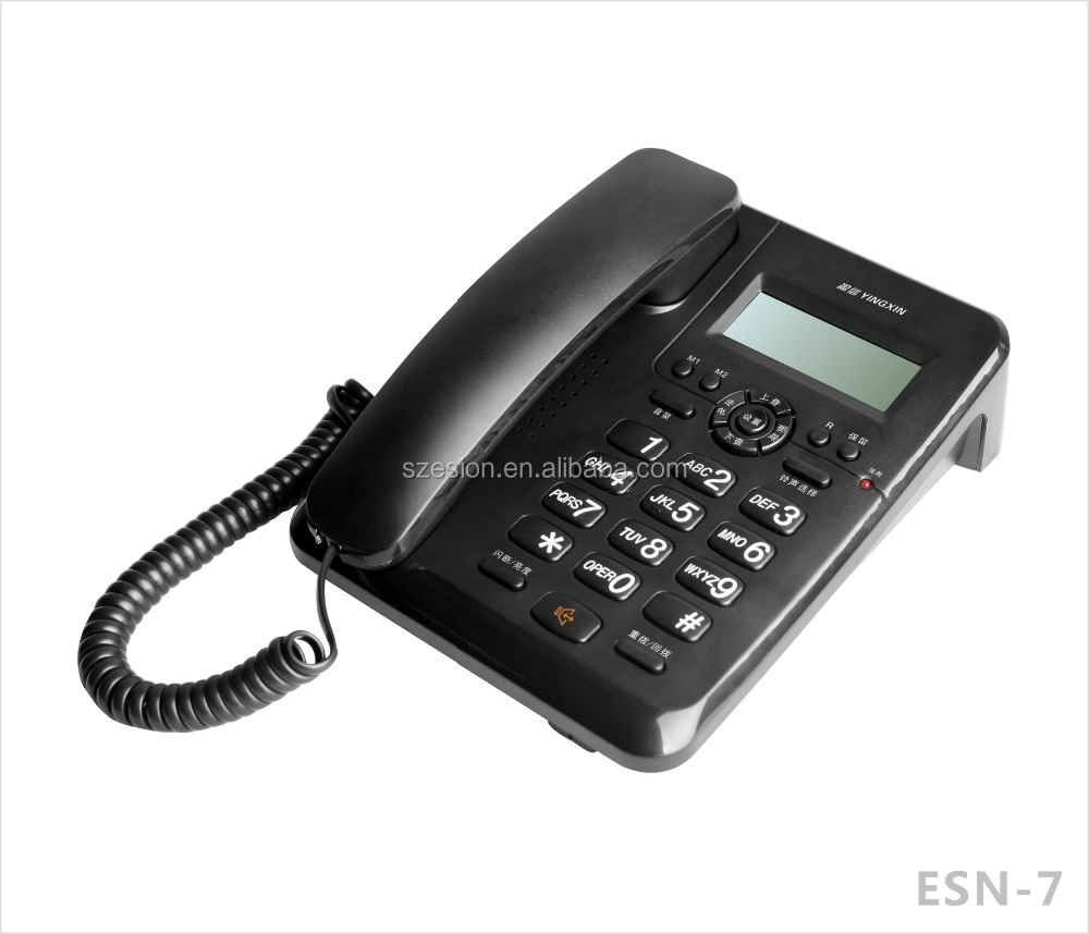 ESN-7 проводной телефон с идентификатором звонящего телефона, телефон для дома и офиса