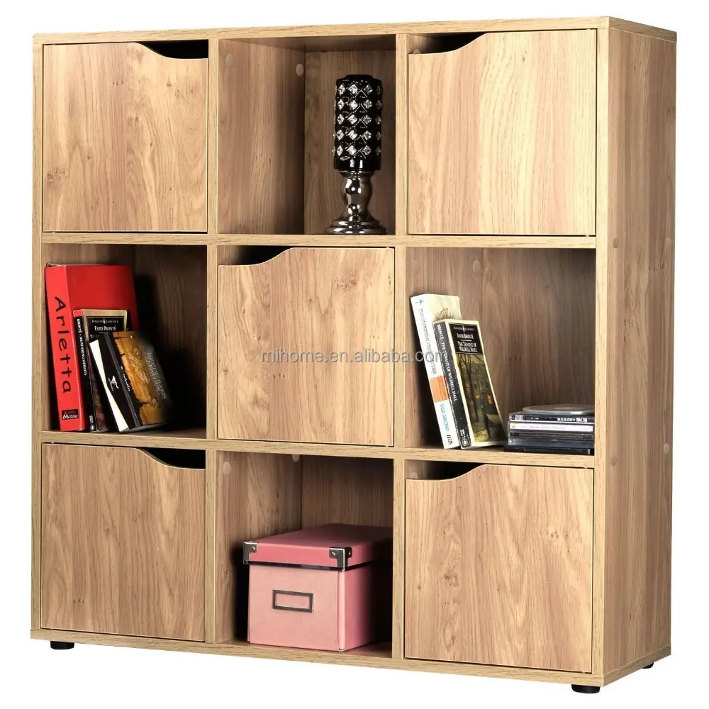 Wooden Storage Cubes 5 Door 9 Cube storage unit cheap price high quality
