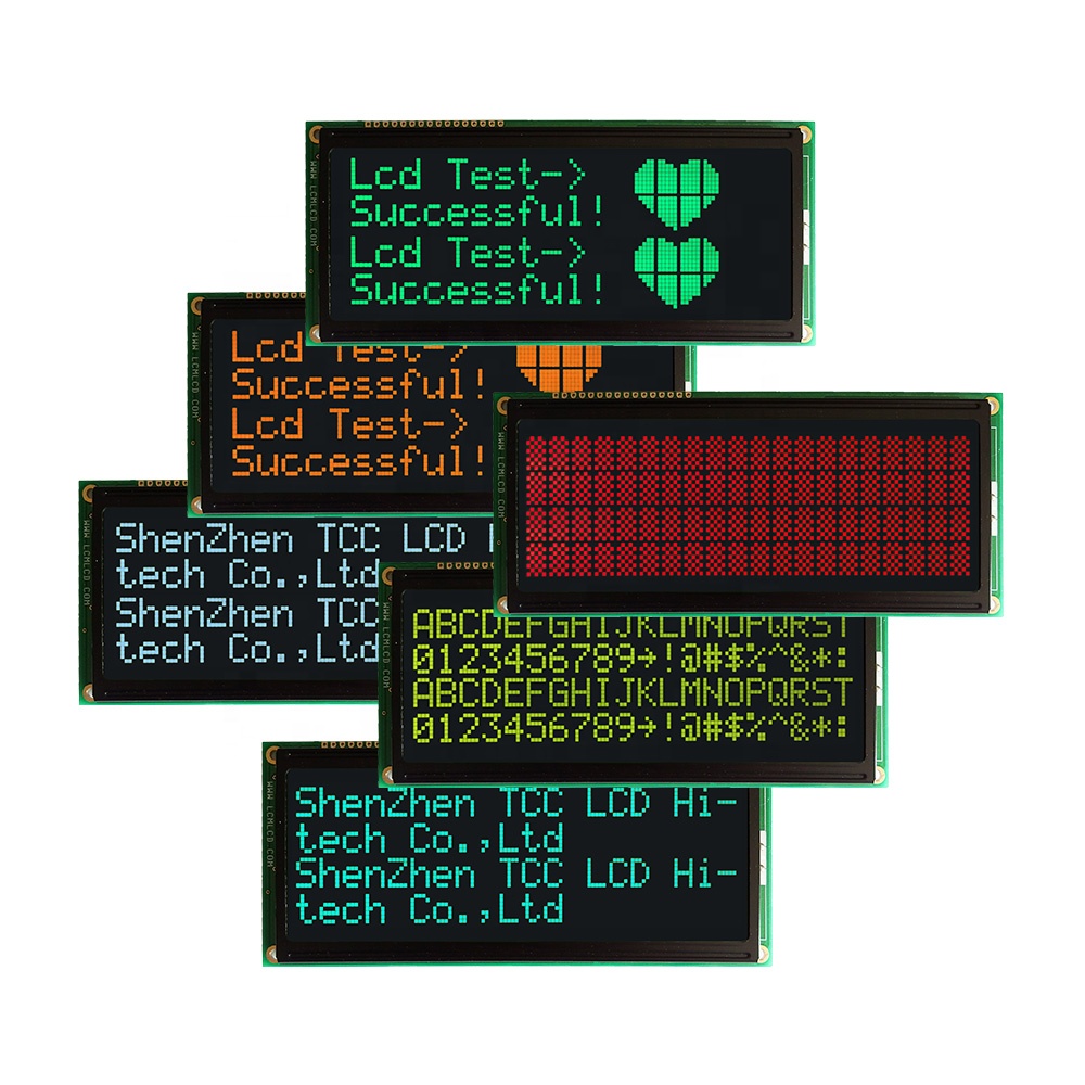 Маленький символьный ЖК-модуль TCC(2004C), цветной OLED-дисплей 6800 дюйма, 4/8 бит, параллельный SPI 3/4-wire I2C, последовательный ЖК-экран 20x4