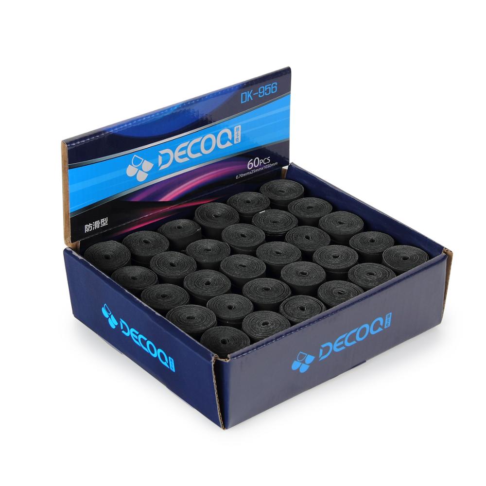 Decoq анти-скольжения хватом сверху для игры в бадминтон ракетки и влагопоглощающая намотка на теннисную ракетку лента Sweatband