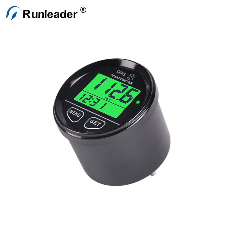 Runleader водонепроницаемый цифровой ЖК-дисплей компьютер мотоцикл автомобиль GPS Спидометр Одометр