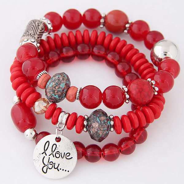 2019 factory OEM design fashion multi-color and handmade multi-layer beaded bracelet for women