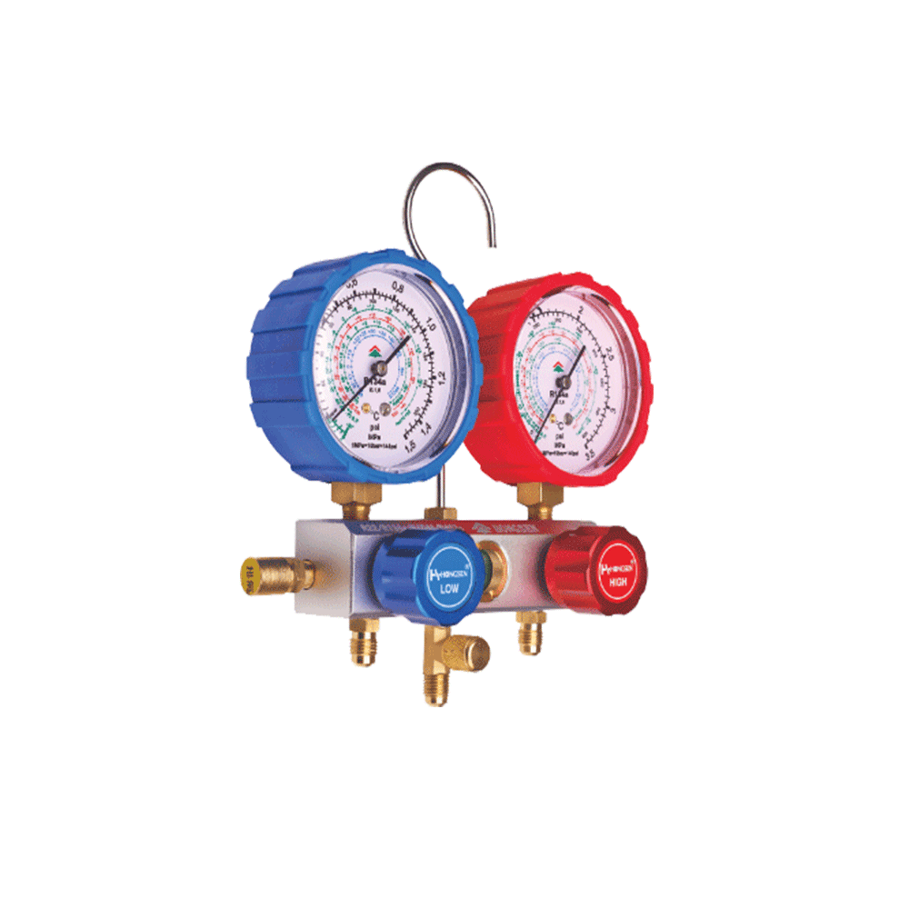 Hongsen HS-404G ac r410a манометр для трубопровода hvac, набор r134a для продажи