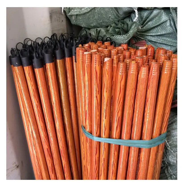 Indian china malaysia italian vietnam cheap eucalyptus pvc coated 120cm length wooden broom stick