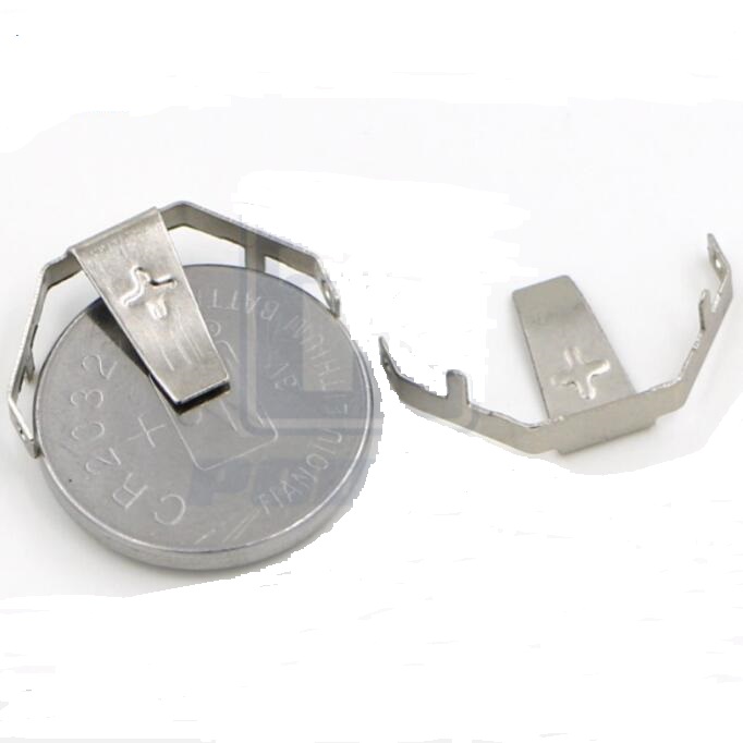 WDS-2031 3v THM DIP металлическая кнопка монетница CR2032 держатель батареи контактные зажимы для CR2032