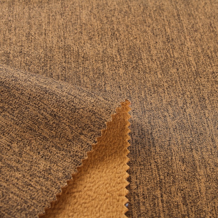 100% polyester plain knitted polar space dye fleece pk fabric sports