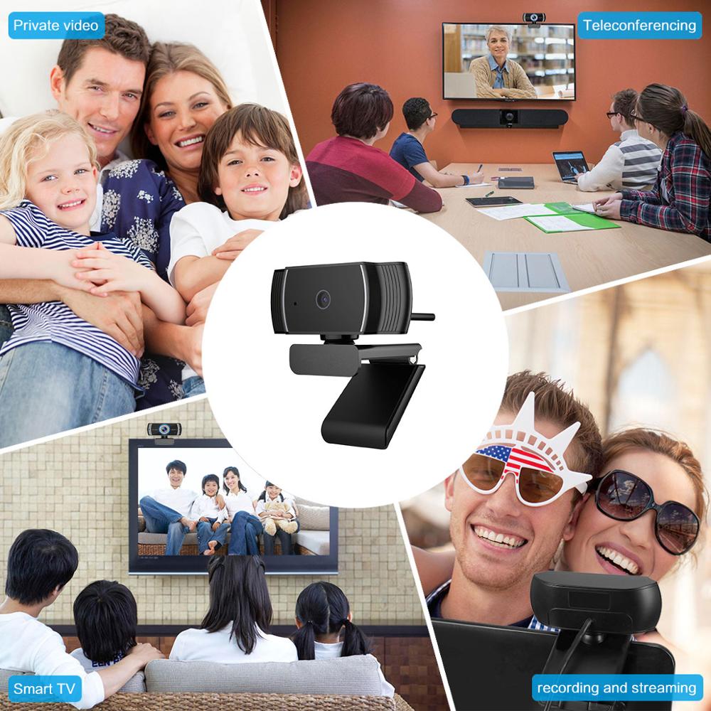 C22 Full HD 1080P USB веб-камера Широкоугольный Автофокус ПК веб-камера с микрофоном для игровой конференции Android TV Box