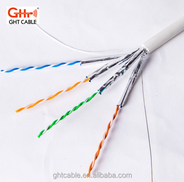22/23AWG CU BC из чистой меди Cat6a/Cat7 cat6A кабель цена за метров RJ45 штекер/разъем S/FTP сетевой кабель 100 м/305 м/1000FT