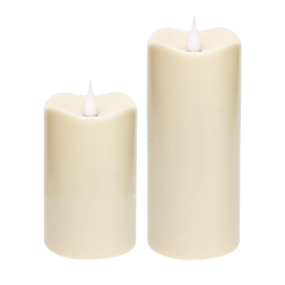 Flameless Led Wax White Votive Candle with Remote Control Holiday Artificial Candle Wholesale Supplier