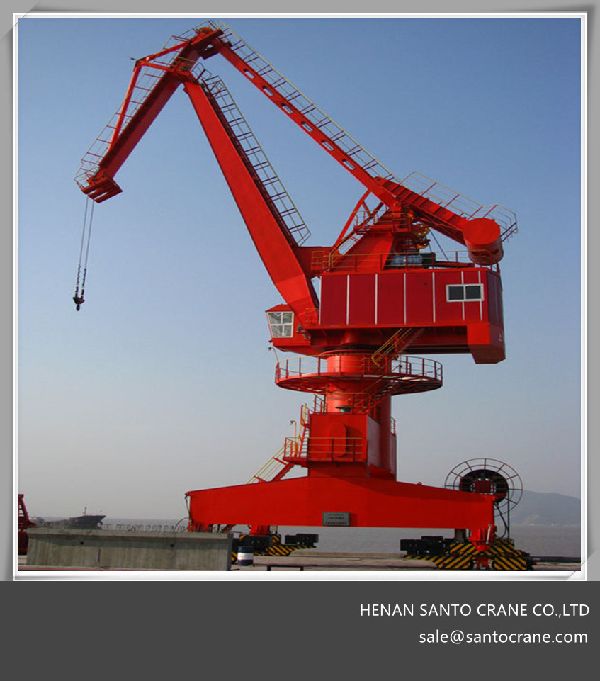 Popular Travelling Four Link MQ Type Portal Crane 7.5Ton