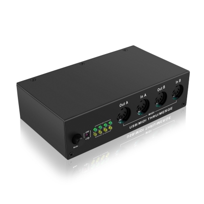 MIDI Box 4x4 USB MIDI интерфейс/USB MIDI контроллер сплиттер синтезатор Музыкальная шкатулка с функцией слияния/MIDI Спорт