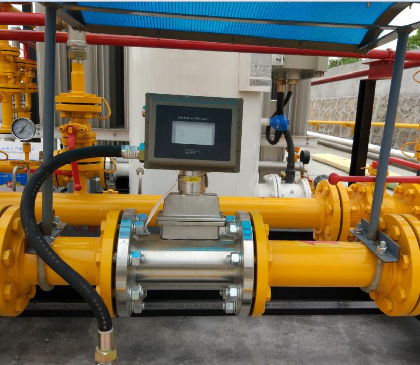 Компенсация температуры и пресса, расходомер природного газа, выход 4-20 мА