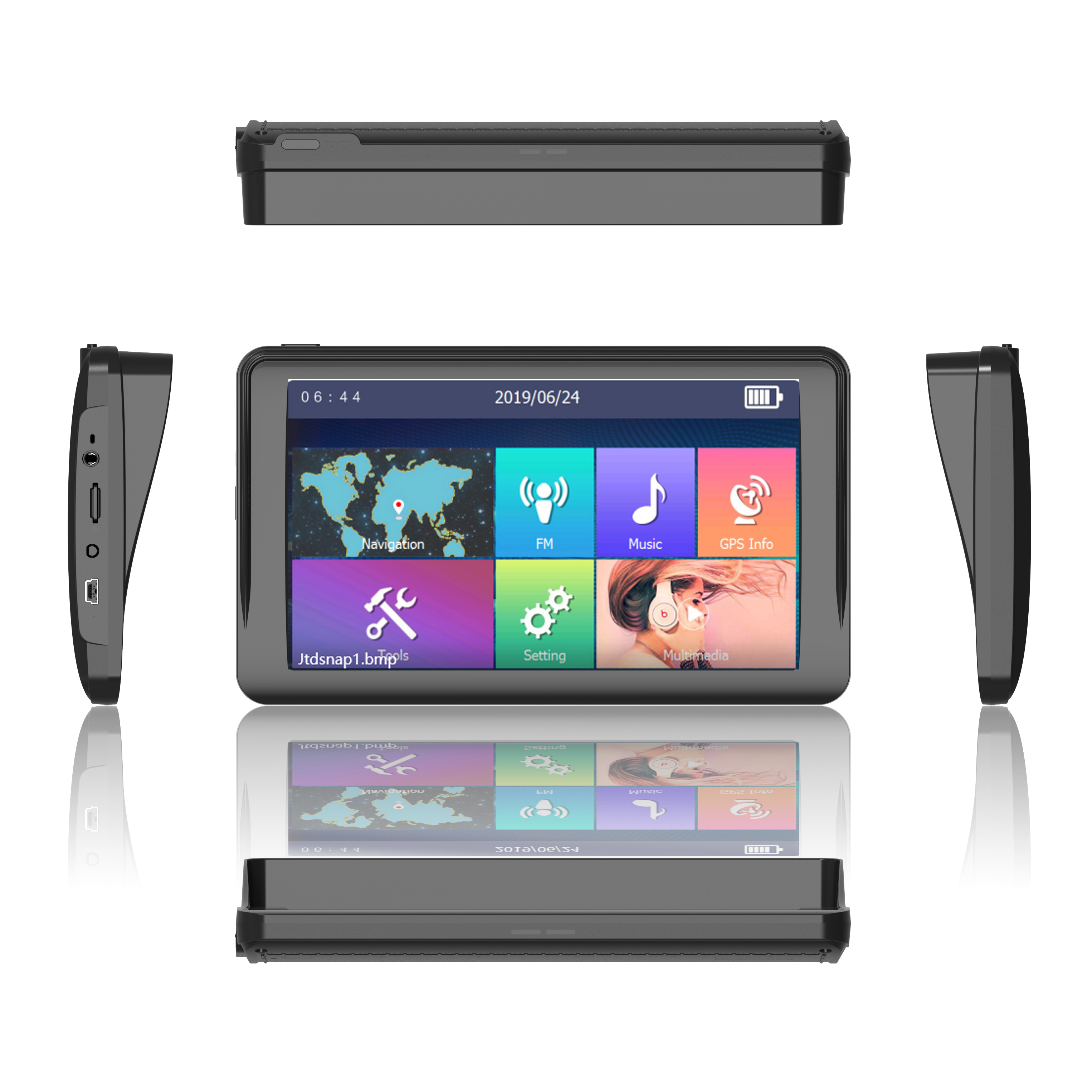 Jtd 256MB 8G HD 800x480 windows ce6.0 грузовик gps навигатор 7 дюймов hd Автомобильный gps навигации