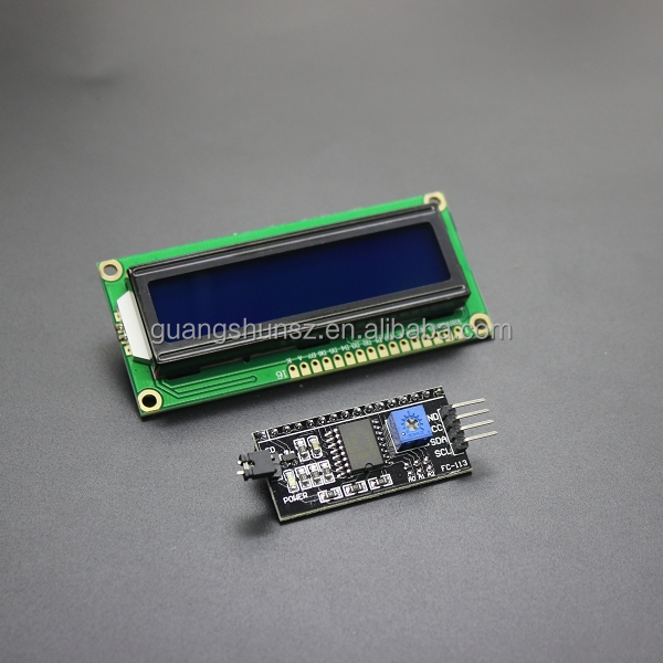 LCD1602 16*2 ЖК-дисплей IIC/I2C последовательный интерфейс адаптер модуль для LCD1602