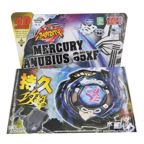 Волчок Beyblades Burst из металлического сплава, пробуждение Mercury Anubis 85XF, бустер