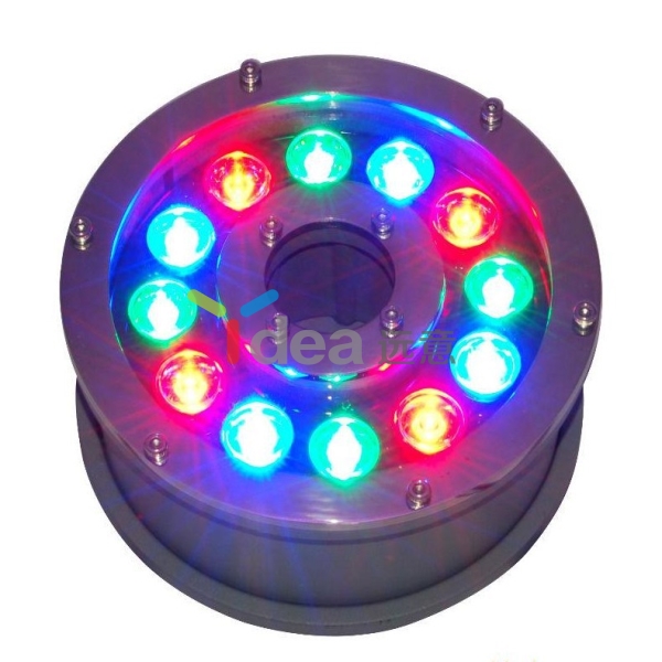 Уличные водонепроницаемые подводные светодиодные фонари dmx rgb для фонтана, IP68, 12 В, 12 Вт