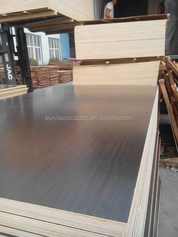 1220*2440*17mm melamine coated falcata core blockboard used for decoration and furniture