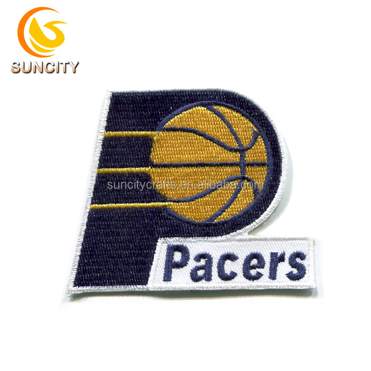 Пользовательский дизайн, патч для мяча NBA, вышивка пакетиков