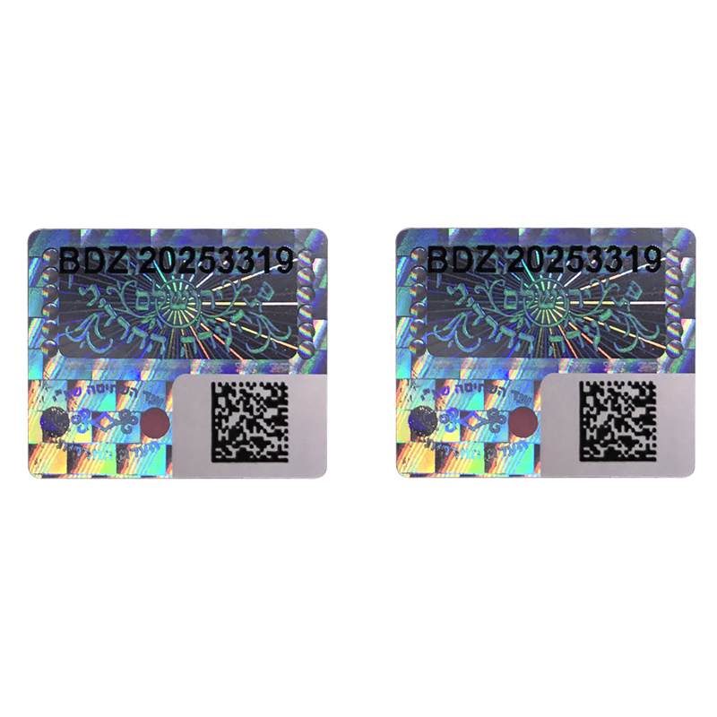 Лидер продаж, индивидуальные голографические наклейки с QR голограммой, наклейки с серийным номером