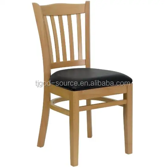 wholesale beech wood dining restaurant chair used for restaurant
