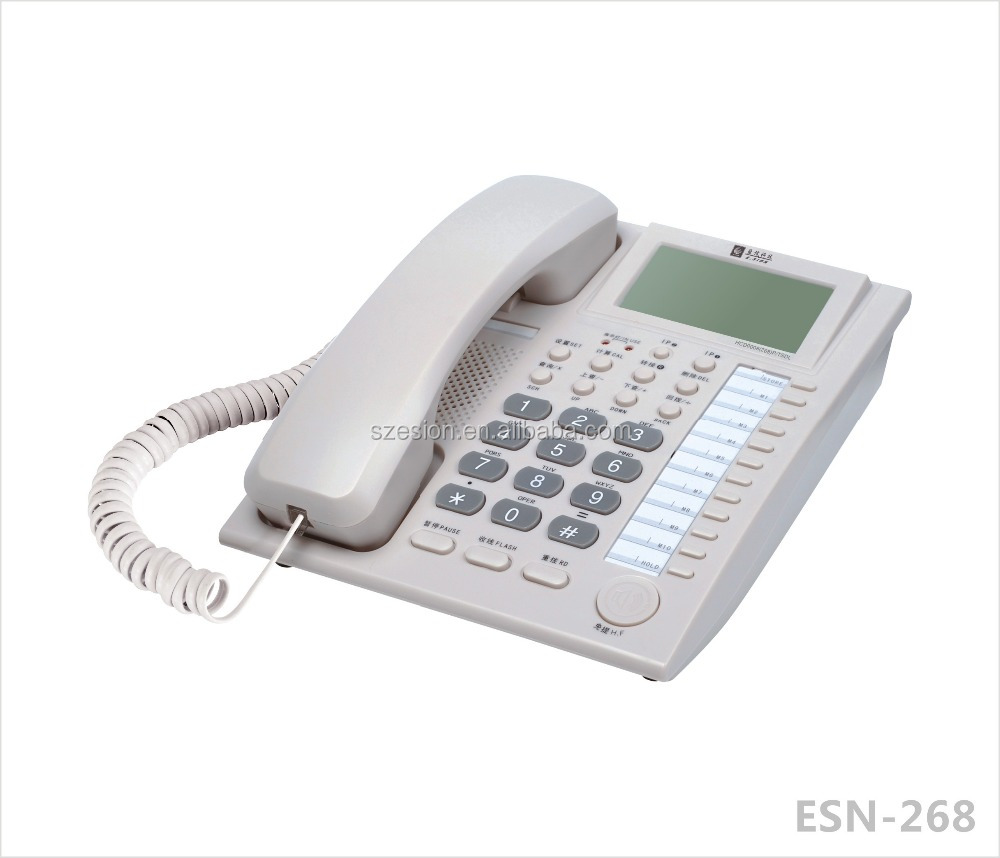 ESN-268 проводной телефон phkone ID, телефон для дома и офиса