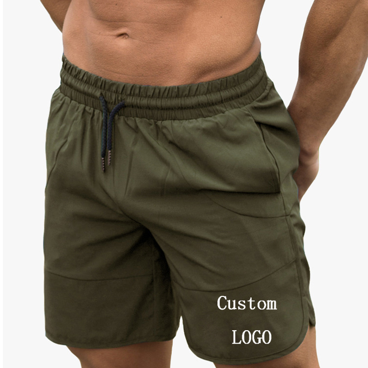 Custom logo running cycling biker boxer yoga sweat jogger sports gym shorts for men