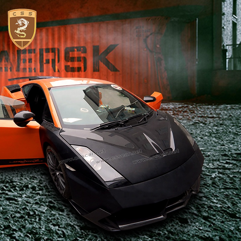 Углерода волокно Материал капюшон двигателя капот LP550 LP560 автомобильные аксессуары наборы тела