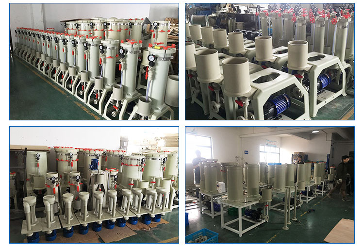 centrifugal plate tank filter pump unit filter for electroplating chemical supplies