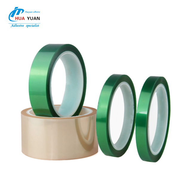 pet green tape for glass laminating, pet adhesive tape,masking tape
