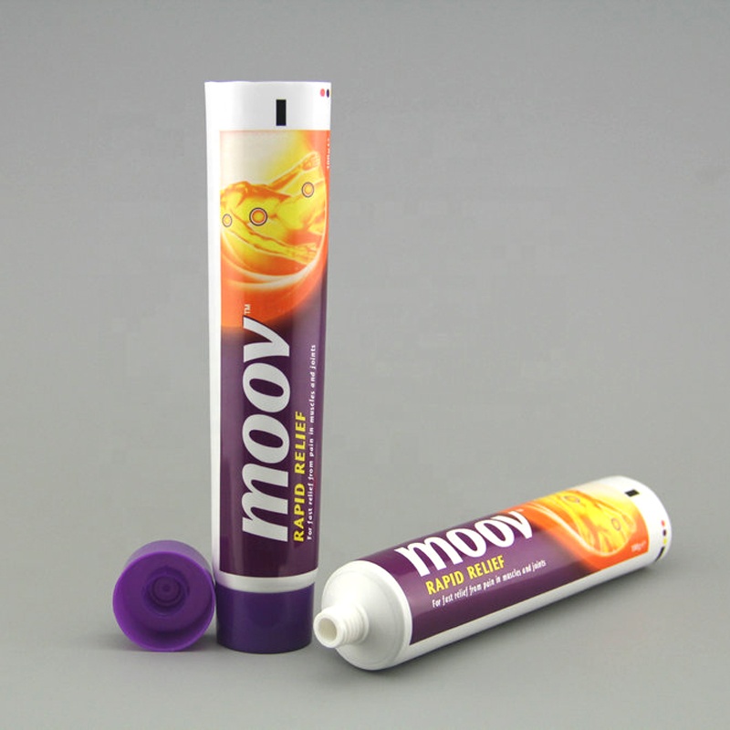 Multiple Capacity Soft Plastic Cosmetic Hand Cream Packaging Tubes