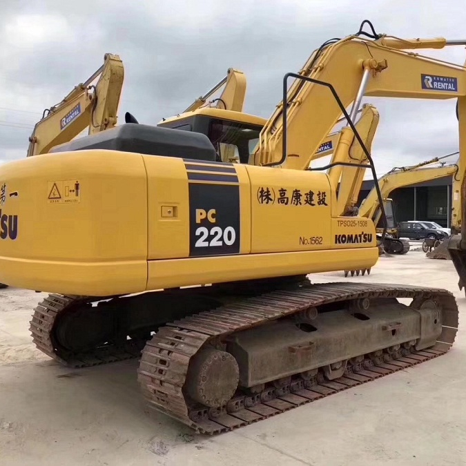 Б/у KOMATSU PC220-7 PC200-7 PC200-8 гусеничный экскаватор хорошее соотношение цена экскаватор