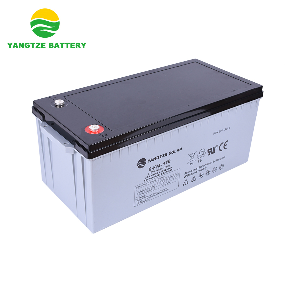 Yangtze мощный agm аккумулятор 12v 170ah