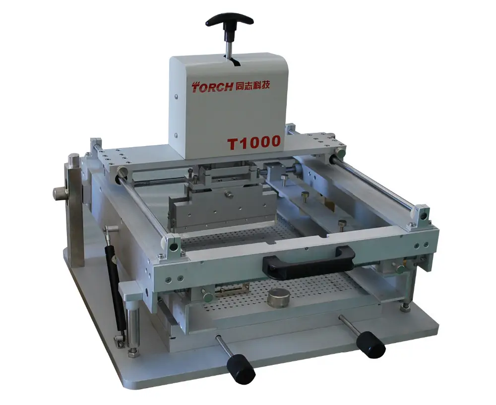 Manual SMT PCB Printing Machine for 300*400mm PCB Stainless Steel High Precision SMT Solder Paste Printing