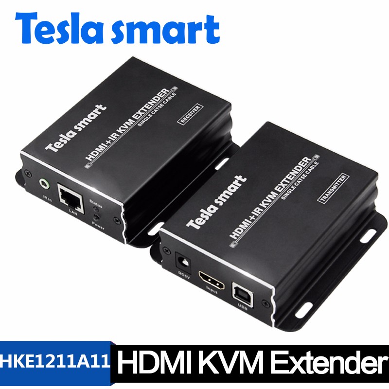 Новинка 120m USB HDMI KVM IP Cat5E/6 удлинитель с ИК