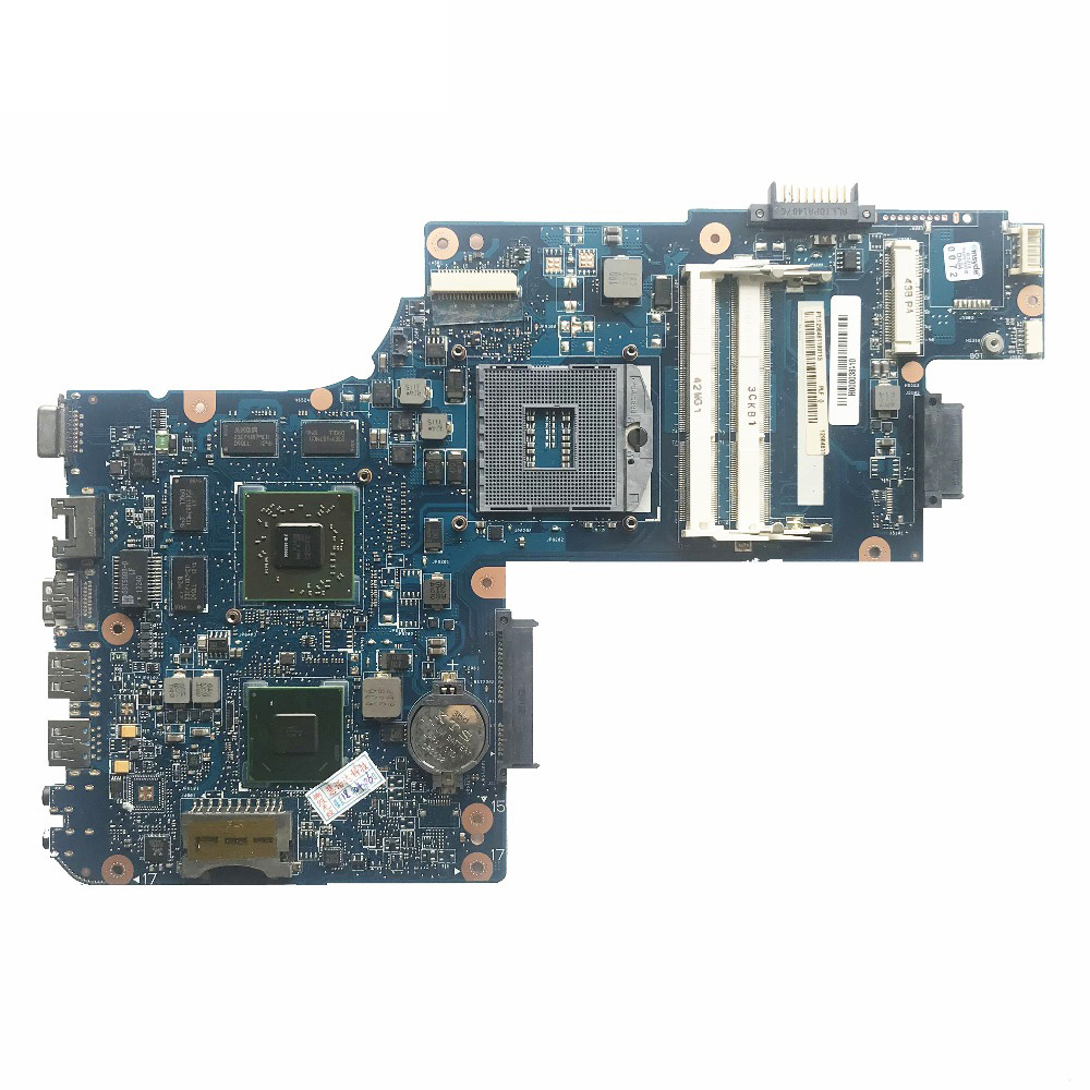 Высококачественная материнская плата для ноутбука Toshiba C850 L850 C855 H000038410 PGA989 HM76 HD 7610M GPU MB 100% протестирована Быстрая доставка