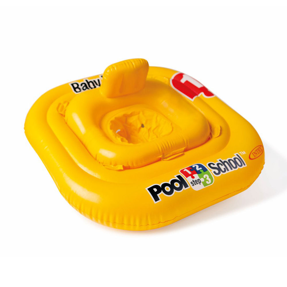 Intex 56587 портативный deluxe baby float pool school step