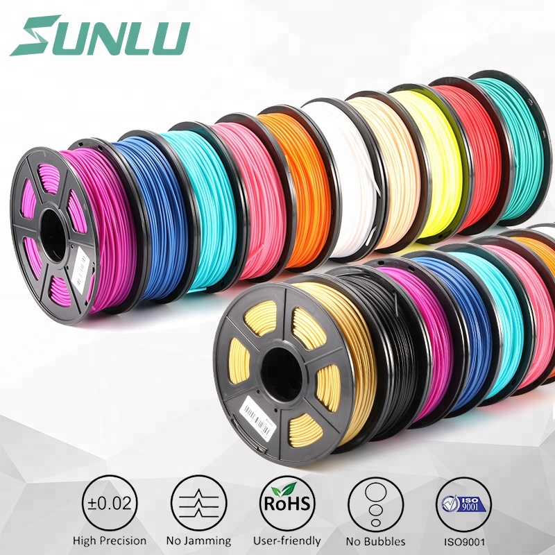 SUNLU школьные принадлежности оптом Sunlu нить для 3d принтера 1 кг 1,75 мм 3d нить pla 1,75 2 кг 5 кг с RoHS REACH