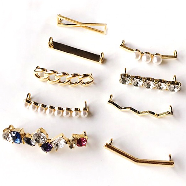 New metal alloy shoelace slide charms sneaker jewelry accessories