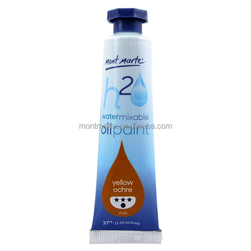 Mont Marte Water Mixable Oil Paint 37ml - Yellow Ochre