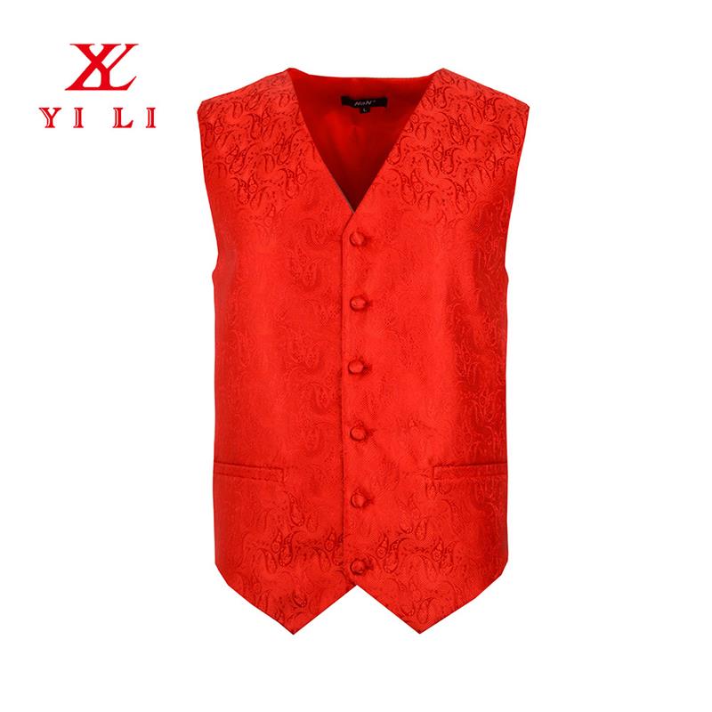 Modern design cheap colorful beautiful jacquard waistcoat for men
