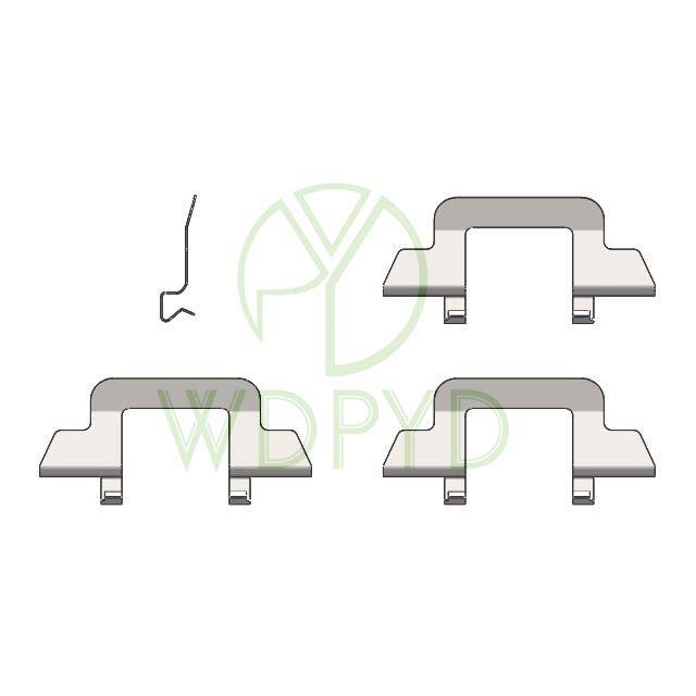 95712430 Комплект тормозных колодок аксессуары для CITROEN C3 для BMW 5 для LUCAS SYSTEM 109-1243 1987474380 MBA1243