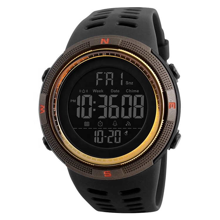 Skmei Топ 10 1251 крутые часы Relojes De Mujer с большим циферблатом для мужчин и женщин Спорт