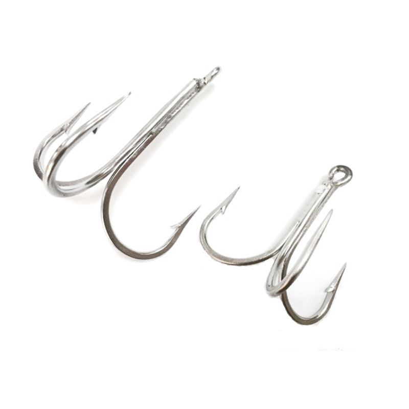 Wholesale fishing tackle Stainless steel round bent 7731 Treble fishing Hooks