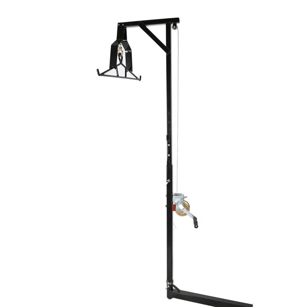 Game Hoist 400lb Swivel Lift Hitch Mount Gambrel Bow Gun Deer Hunting
