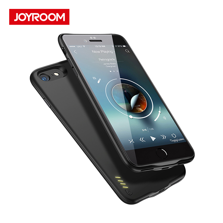 Тонкий чехол Joyroom 2800mAh для телефона iPhone 8 7 с поддержкой наушников 3,5 мм