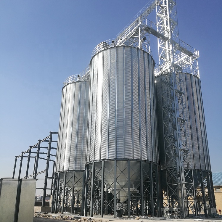 1000t Кукуруза гофрированная сталь силос машина