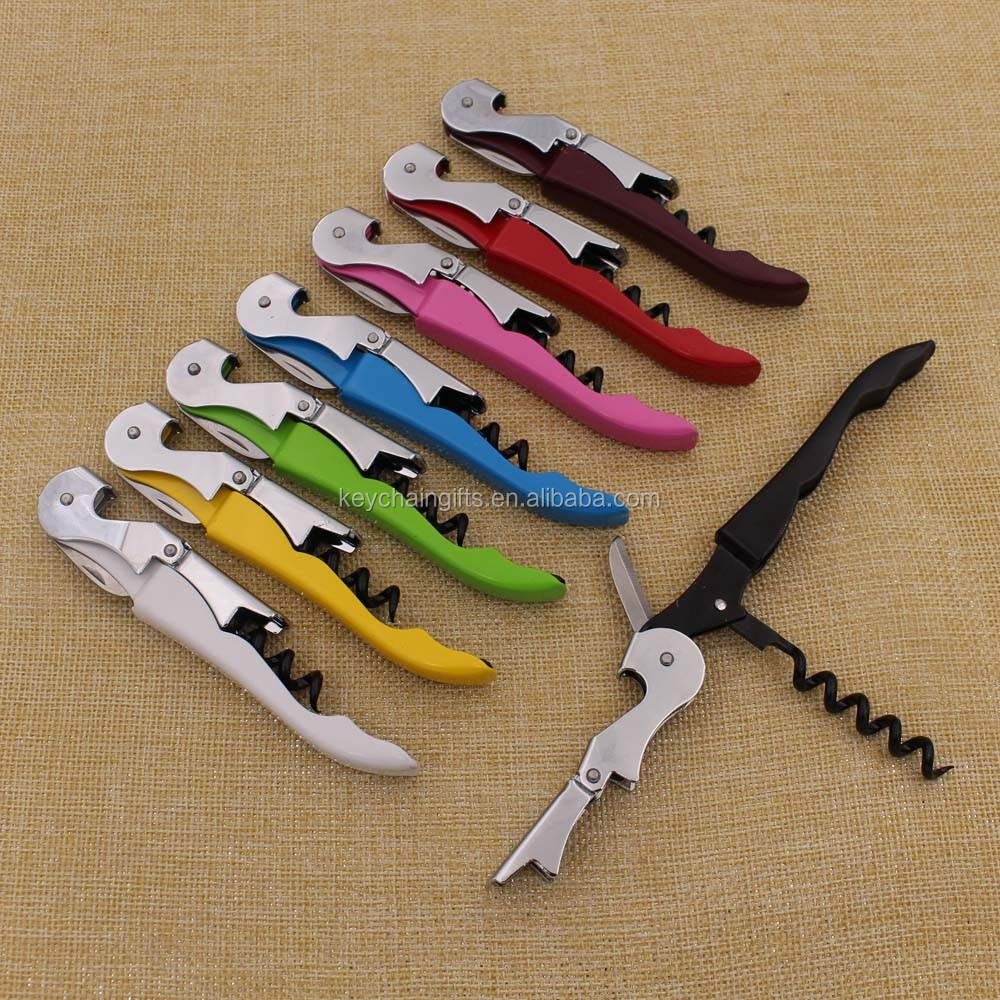 Factory direct sale colorful hippocampus multi-function wine bottle openers