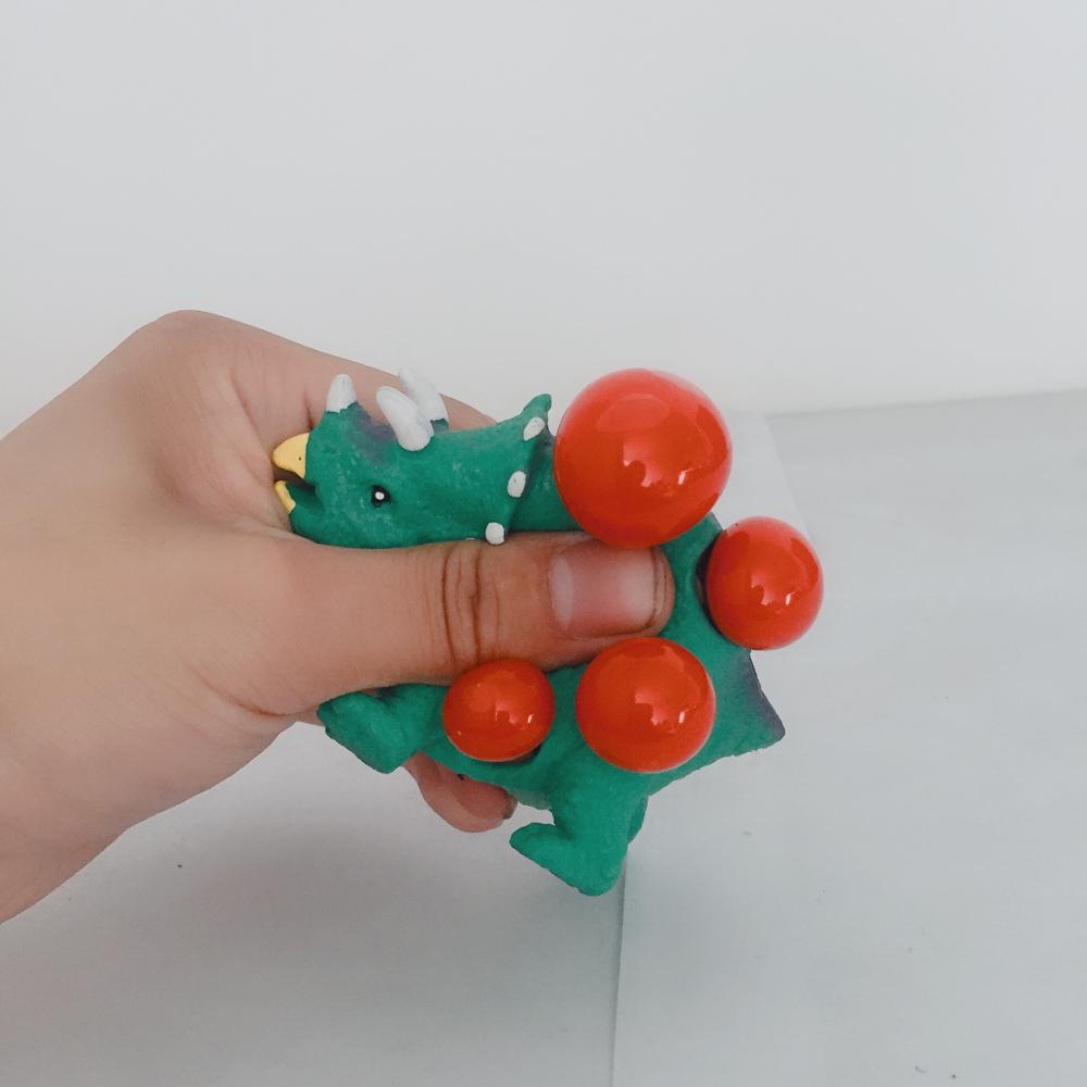 Супер мягкая игрушка давление мяч динозавр Форма винограда Squishi мяч сетка сжимающий мяч