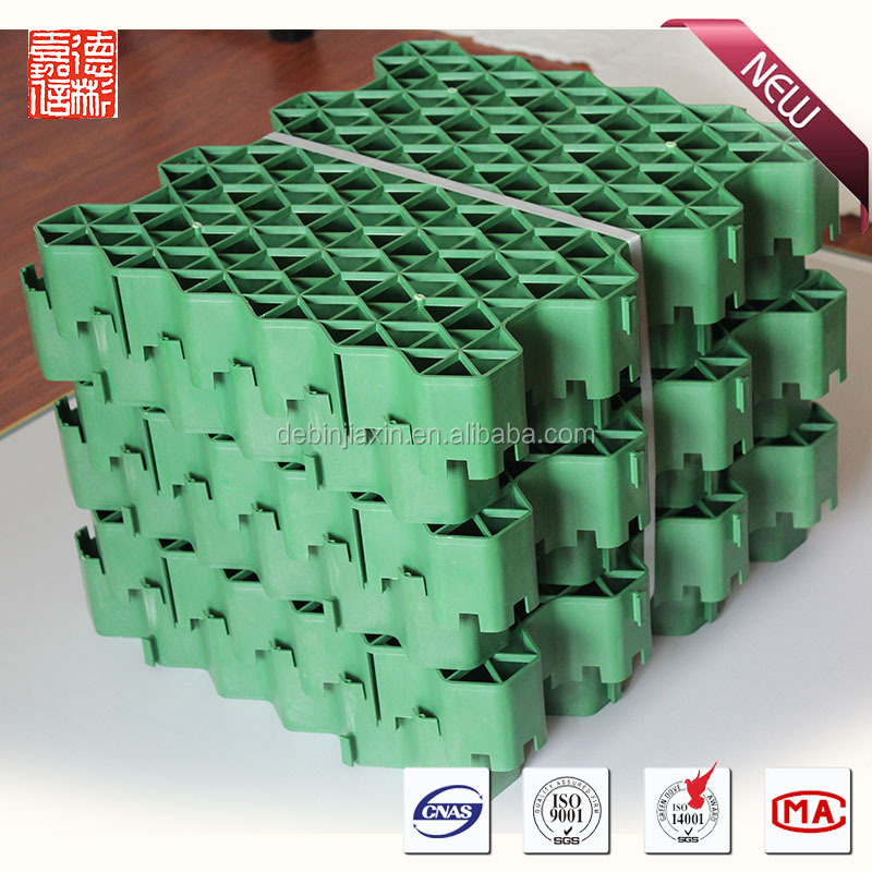 virgin HDPE material Planting grass grating for Car Parking