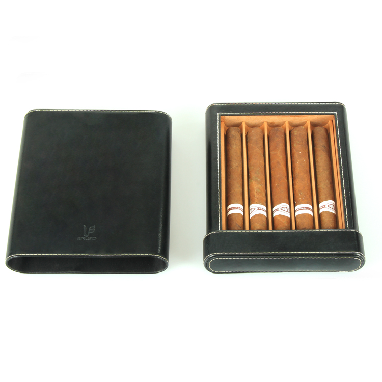 Несколько сигарных труб кожаный держатель для сигар TravelBlack Case Cutter Set